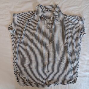 Madewell Boxy Soft Button Down Top